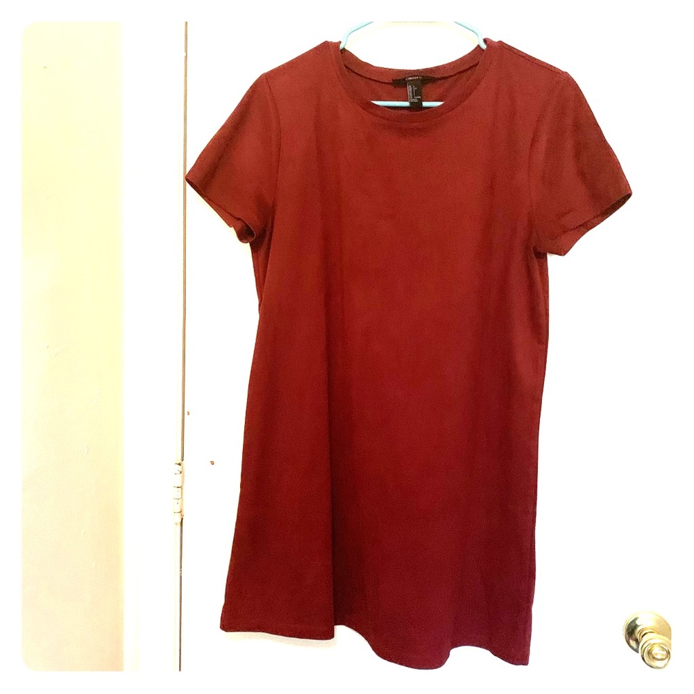 Burgundy dress